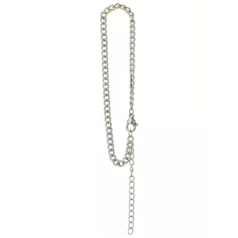New 7” the Jewelry Shoppe Stainless Steel Chain Bracelet